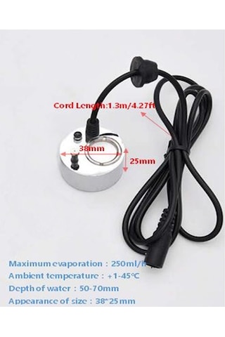 Nem Nozulu Ultrasonik Nem Cihazı Tek Ledli Adaptörlü