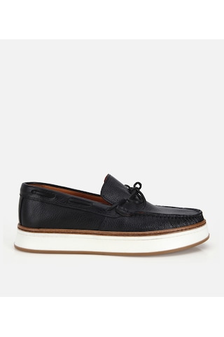 Hotiç Erkek Deri Siyah Bağcık Detaylı Günlük Loafer 02ayh319390a100 02ayh319390a100 Siyah