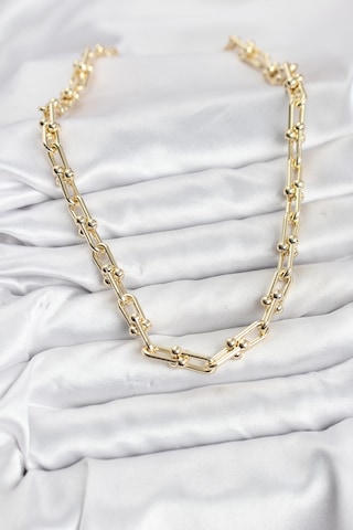 Taşveoyunatölyesi Pirinç Gold Renk Tifani Model Kadın Kolye Tg27bko10822 Çok renkli