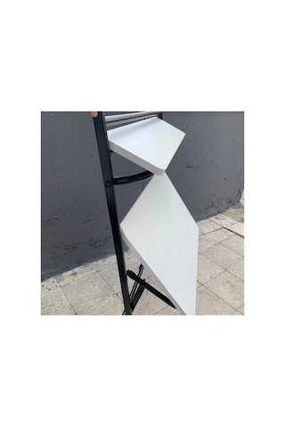 49x83 Cm Çalışma Masası Metal Ayaklı Ders Çalışma Masası Beyaz