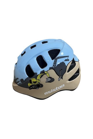 Asistan Ma-2 Çok Amaçlı Kask Çocuk Scooter Bisiklet Kaskı Small Kum Mavi Çocuk Kaskı Kırmızı