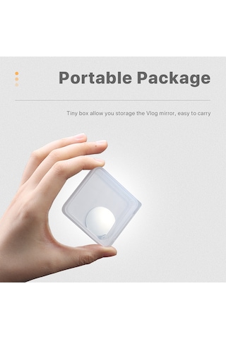 Springsun Selfie Çubuğu Ulanzi Evrensel Akıllı Telefon Selfie Vlog Aynası İphone Samsung Fotoğraf Video Selfie Vlog Aksesuarları İle Uyumlu