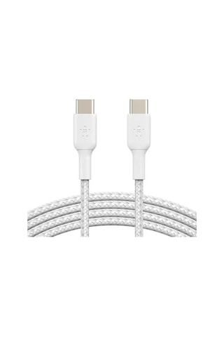 Belkin Cab009bt1mbw2pk Type C-c Silikon Kablo 1 Metre 2'li Paket - Beyaz