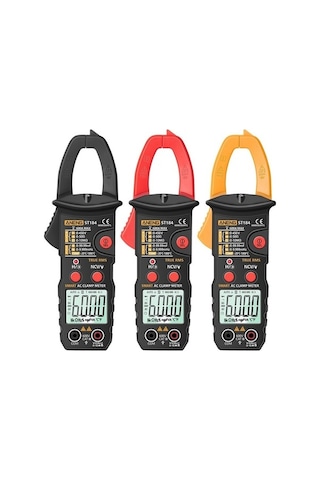 Pazly Ve St180 Siyah Multimetre Kelepçesi Gerilim Ekran Dijital Dc Aneng Akıllı Ac Wq