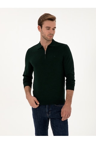 Cacharel Erkek Zümrüt Kazak /triko 50315297-vr055 Yesıl