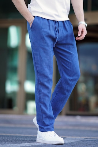 Madmext Lacivert Müslin Kumaş Erkek Basic Pantolon 6507-lacivert Lacivert