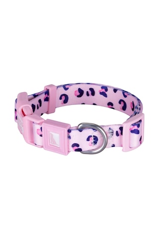 Swissplus Urban Paws Pink Leo Recycled Köpek Tasması - 20 Mm Beyaz - Pembe