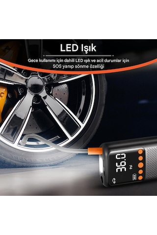 Mts Czk-5621 Şarjlı Lastik Şişirme Cihazı