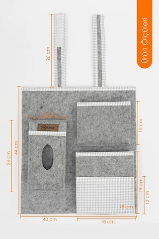 Mor Design Araç İçi Organizeri - Gri