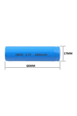 Calido Şarjlı Pil 18650 3.7v 6800 Mah Şarjlı El Feneri Powerbank Pili