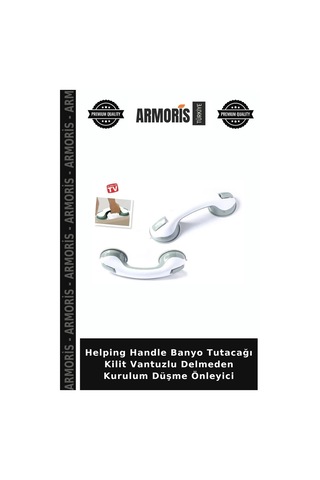 Helping Banyo Tutacağı Kilit Vantuzlu Delmeden Kurulum Düşme Önleyici Çok Renkli
