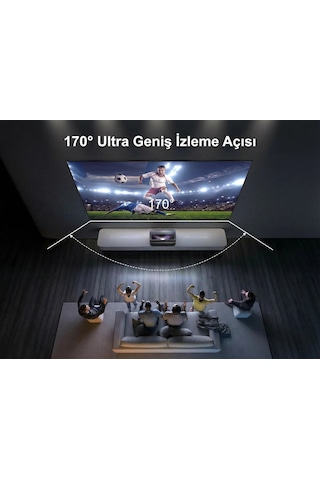 Proscreen Pro Serisi 234x132 Cm Alr Fixed Frame Perde