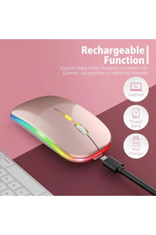 Blackbird Game Center BWM6 Rgb Şarjlı Kablosuz Mouse