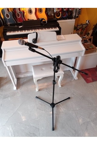 Mikrofon Standı Ayaklığı + D-sound Dinamic Mikrofon + Mic Kablosu Seti