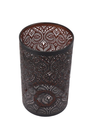 Hangfox E27/e26 Demir Halıklı Lamba Avizesi - Kuşak Desenli, Gölge Efekti Veren, Modern Stilde, Kolay Kurulum, Yıkama Uygun Diğer