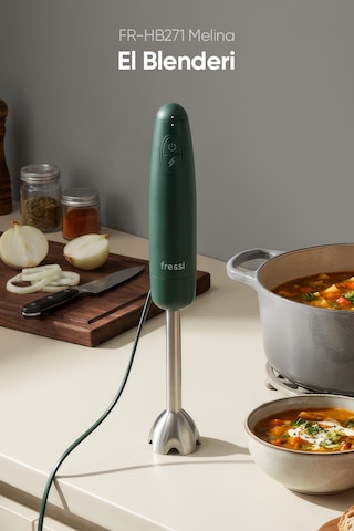 Fressi FR-HB271 1500 W Paslanmaz Çelik Bıçaklı Turbo El Blender