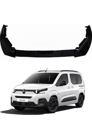 Citroen Berlingo Ön Tampon Altı Lip 3 Parça 2023-2025