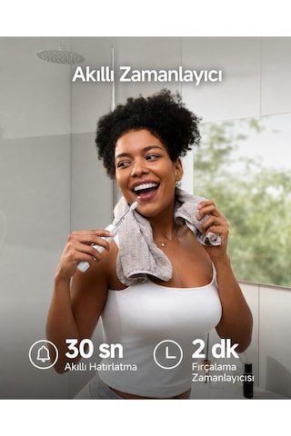 Laifen Wave Pro Abs Beyaz Elektrikli Diş Fırçası Beyaz