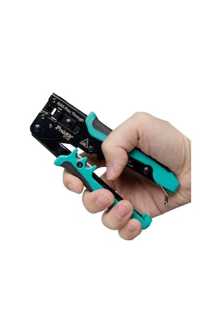 Proskit Cp-342 8p8c Rj45 Moduler Konnektör Sıkma Pensesi Yeni Nesil