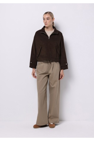 Colins Regular Fit Kadın Kahverengi Ceket Cl1076442 Q1.v1 Dbr Koyu Kahve