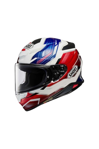 Shoei Nxr 2 Capriccio Kapalı Motosiklet Kaskı Beyaz - Kırmızı - Mavi
