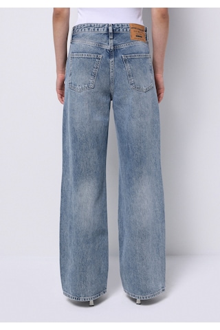 Colin's Colins Regular Fit Yüksek Bel Geniş Paça Kadın Pamuk Light Indigo Denim Jean Pantolon Cl1075828 Q1.v1 Dn08139 Mavi