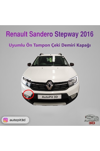 Renault Sandero Stepway 2016 Ön Tampon Çeki Demiri Kapağı