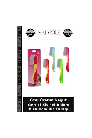 Özel Üretim Sağlık Gereci Kişisel Bakım Kısa Uçlu Bit Tarağı