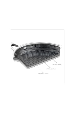 Jumbo Gourmet 24 CM Çelik Pilav Tenceresi