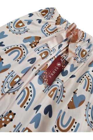 Ela Sahra Pamuklu Milan Pijama Altı Pembe
