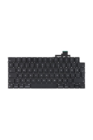 Apple Uyumlu MacBook Air Retina 15.3" M2 2023 A2941 Klavyekeyboard Tr Q Büyük Enter