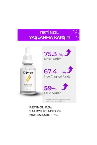 Retinol + Nemlendirici Serum 2 Li Set Alın Çizgisi Göz Çevresi