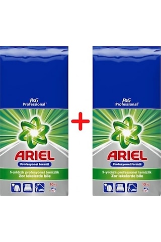 Ariel Professional 2 x 10 KG Toz Çamaşır Deterjanı Ariel Professional 2 x 10 KG Toz Çamaşır Deterjanı