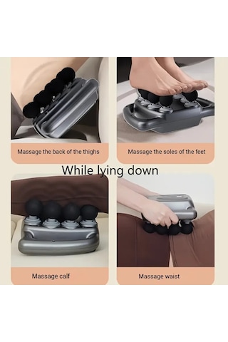 8 Başlıklı Şarjlı Isıtmalı Masaj Aleti 5256 Çok Renkli