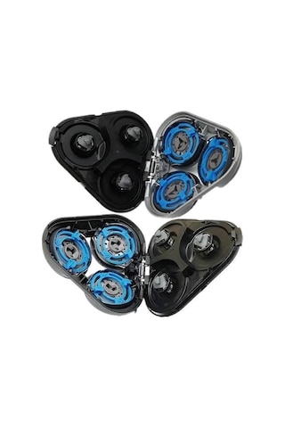 Philips S5000 S5370 S5571 S5420 S5140 S5078 S5077 S5050 S5082 Elektrikli Tıraş Makinesi İçin Yedek Başlık - Siyah