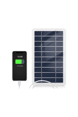 Teltree 5v 2w Güneş Enerji Paneli - Micro Usb Arayüzlü 3m Kablolu Dıy Güneş Şarj Cihazı