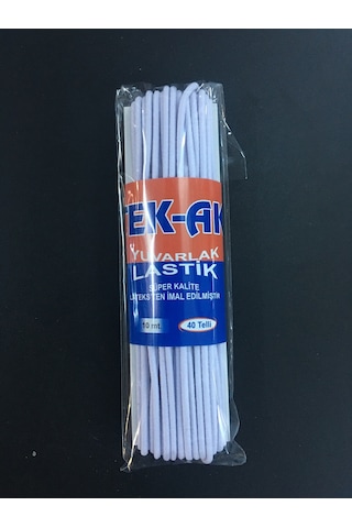 Yuvarlak Beyaz Lastik - Don Lastiği ( 10 M ) Yuvarlak Beyaz Lastik - Don Lastiği ( 10 M )