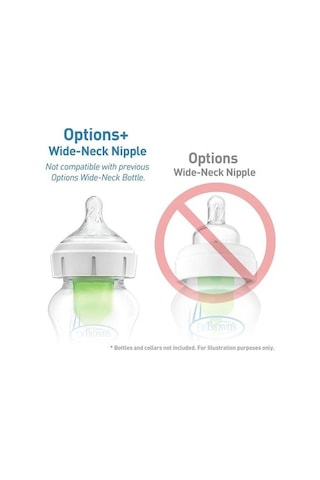 Dr. Brown's Options+ Anti Kolik Geniş Ağız Cam Biberon 9 oz 270 ML