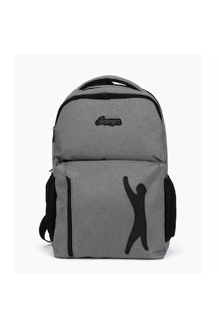 Slazenger Lisanslı Logolu Sırt Çantası - Gri 3 Bölmeli Sırt Çantası