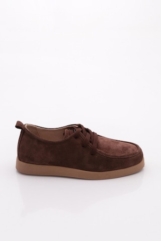 Dgn 805 Kadin Oxford Ayakkabi Kahve Süet