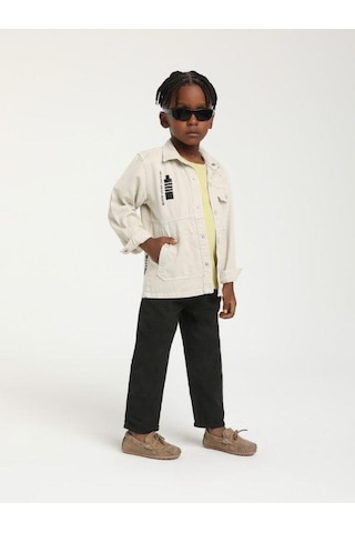 Erkek Bebek Yumuşak Dokulu Tek Cepli Ceket-15657 Yeşil