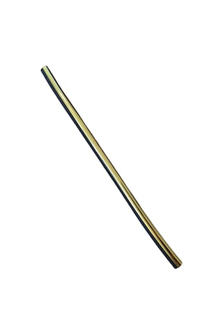 U Tip Geçmeli Havalandırma Nikelaj Şerit Çıta İnce 20cm 10 Parça Gold