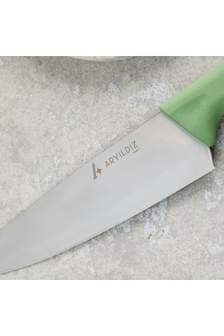 Aryıldız Primo Şef Bıçağı Yeşil 19 Cm Çok Renkli