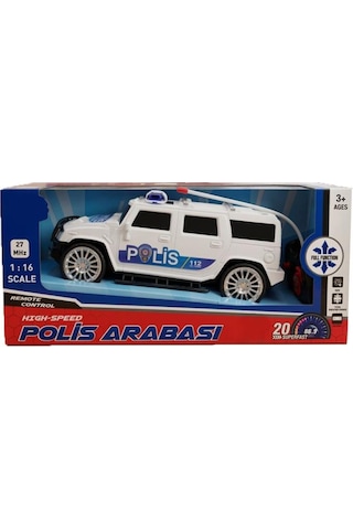 Kumandalı Polis Suv: Işıklı, Sirenli, Pilli Ve Tam Fonksiyonlu Oyuncak Araba Çok Renkli