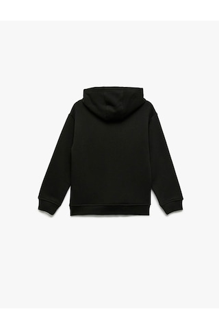 Koton Oversize Şardonlu Siyah Erkek Çocuk Sweatshirt 6wkb10112tk Siyah