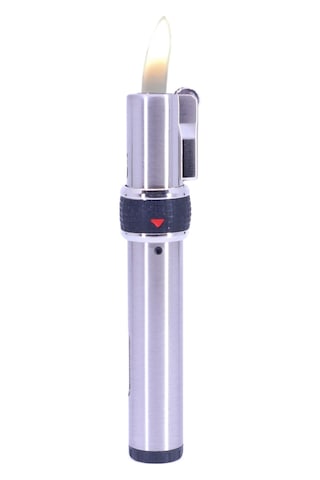 Zenit Çift Fonksiyonlu Tek Torch Jet Alev - Soft Flame Çakmak - Krom
