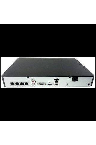 Hılook Nvr-104mh-c/4p, 4kanal Poe, 8mpix, H265+, 1 Hdd Desteği, 1080p Kayıt, 80mbps Bant Genişliği,