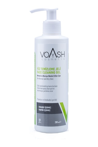 Voyash Cosmetic Normal ve Kuruya Dönük Ciltler İçin Yüz Temizleme Jeli 200 ML