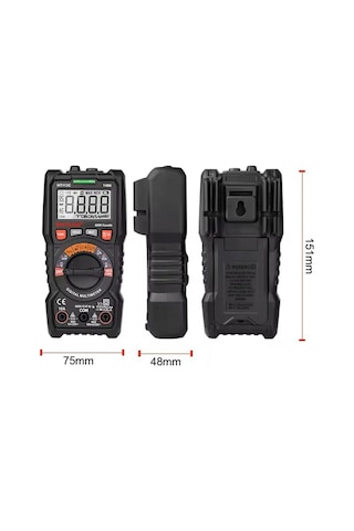 Ht113c Dijital Profesyonel Multimetre Ekran Aydınlatmalı Auto Range 600v 10a Ac Dc