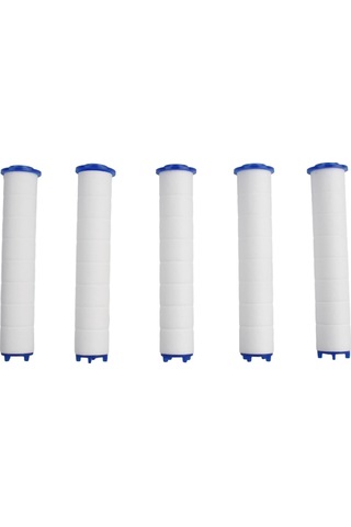 10 Adet Duş Başlığı Filtresi, 11,5 X 2,5 Cm 1/5 Pp Pamuk Filtre, El Duş Aksesuarları İçin Mini Taşınabilir Su Filtresi